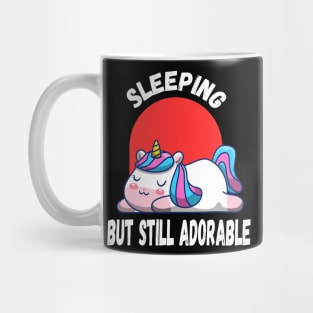 kawaii sleeping unicorn Mug